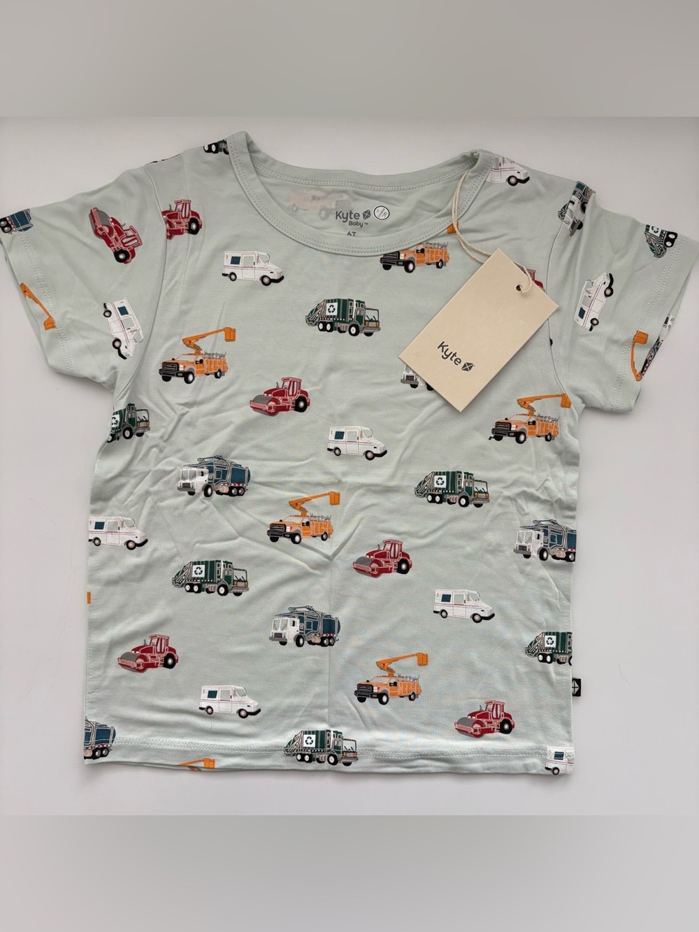 Kyte Baby Kids Basic Tee in City Vehicles 6T